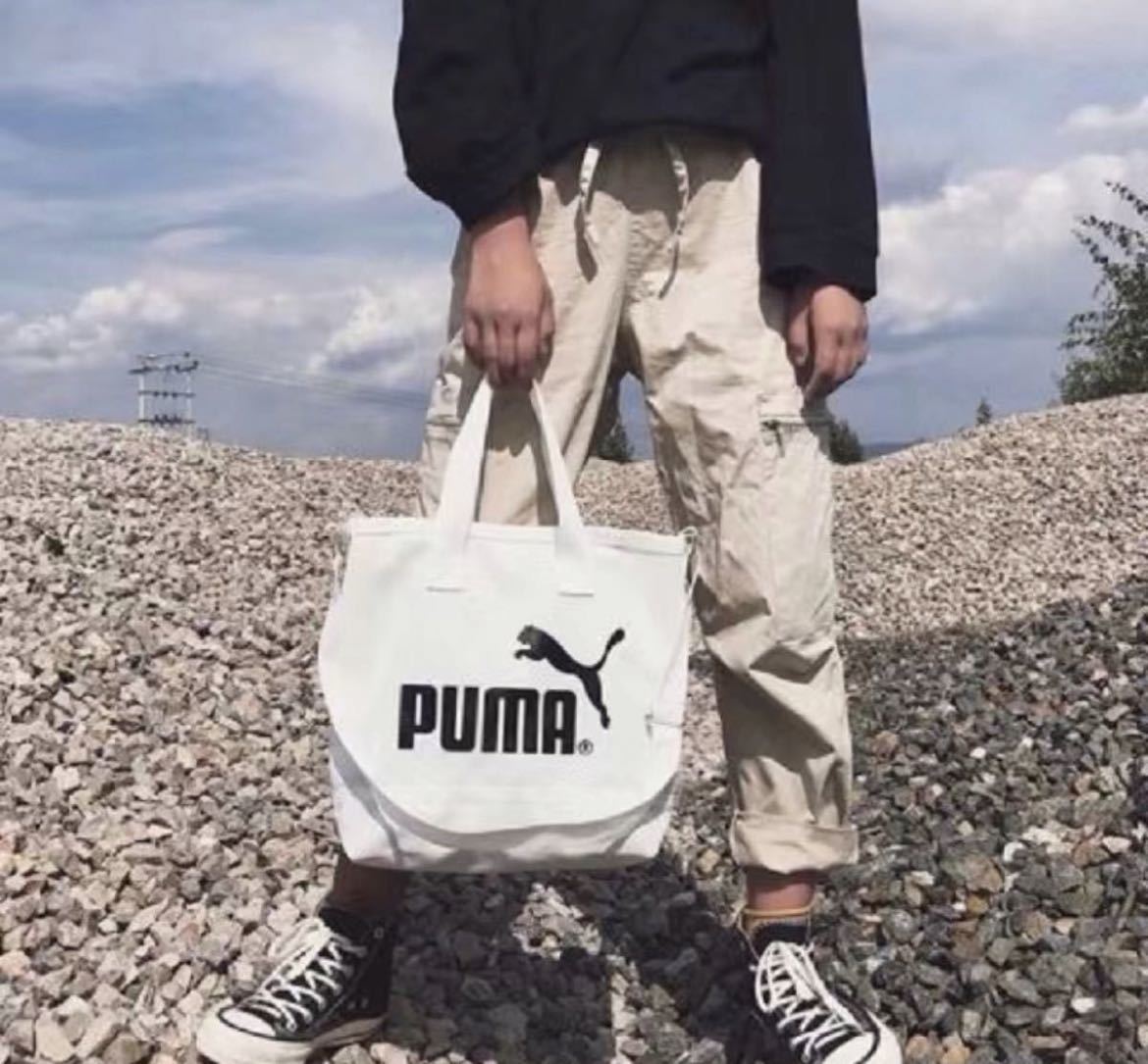 PUMA【プーマ/PUMA】 トートバッグ | スポーツ 即納 キャンバス 習い事 学生 エコバッグ トラベル_画像8