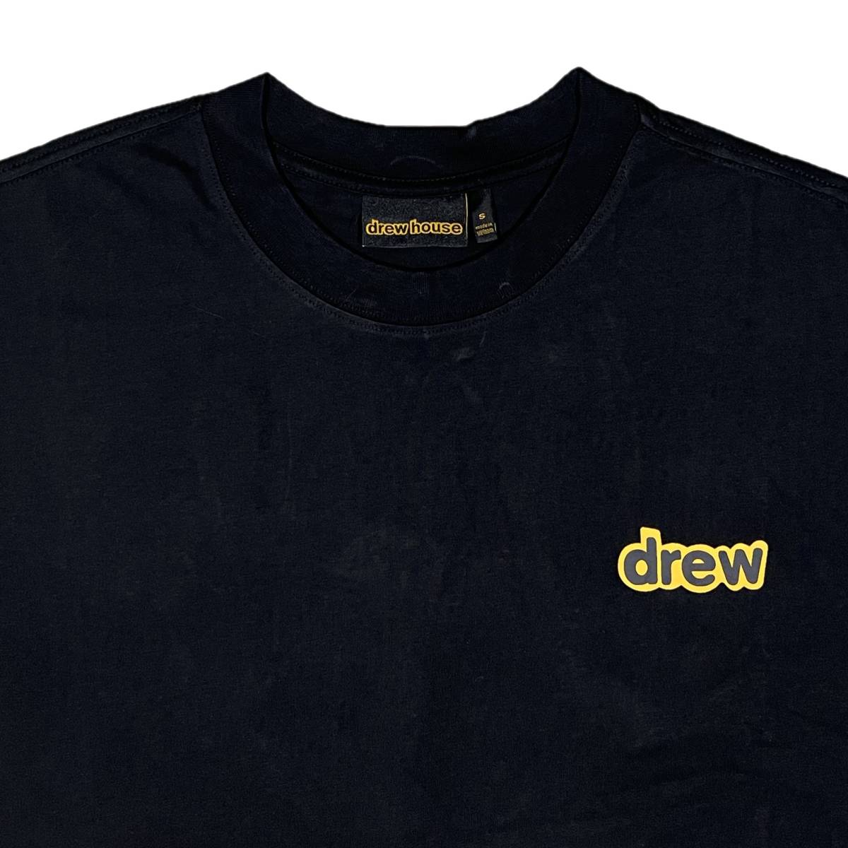 [並行輸入品] drew house ドリューハウス bubble プリント 半袖 Tシャツ (ブラック) (XL)