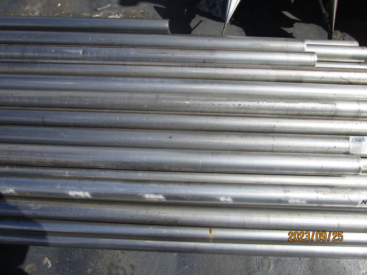  oil .N9267 stainless steel pipe diameter 60.5.SUS430 circle pipe single tube pipe length approximately 6000. thickness 1. building material DIY used 6M. garage parking place warehouse 