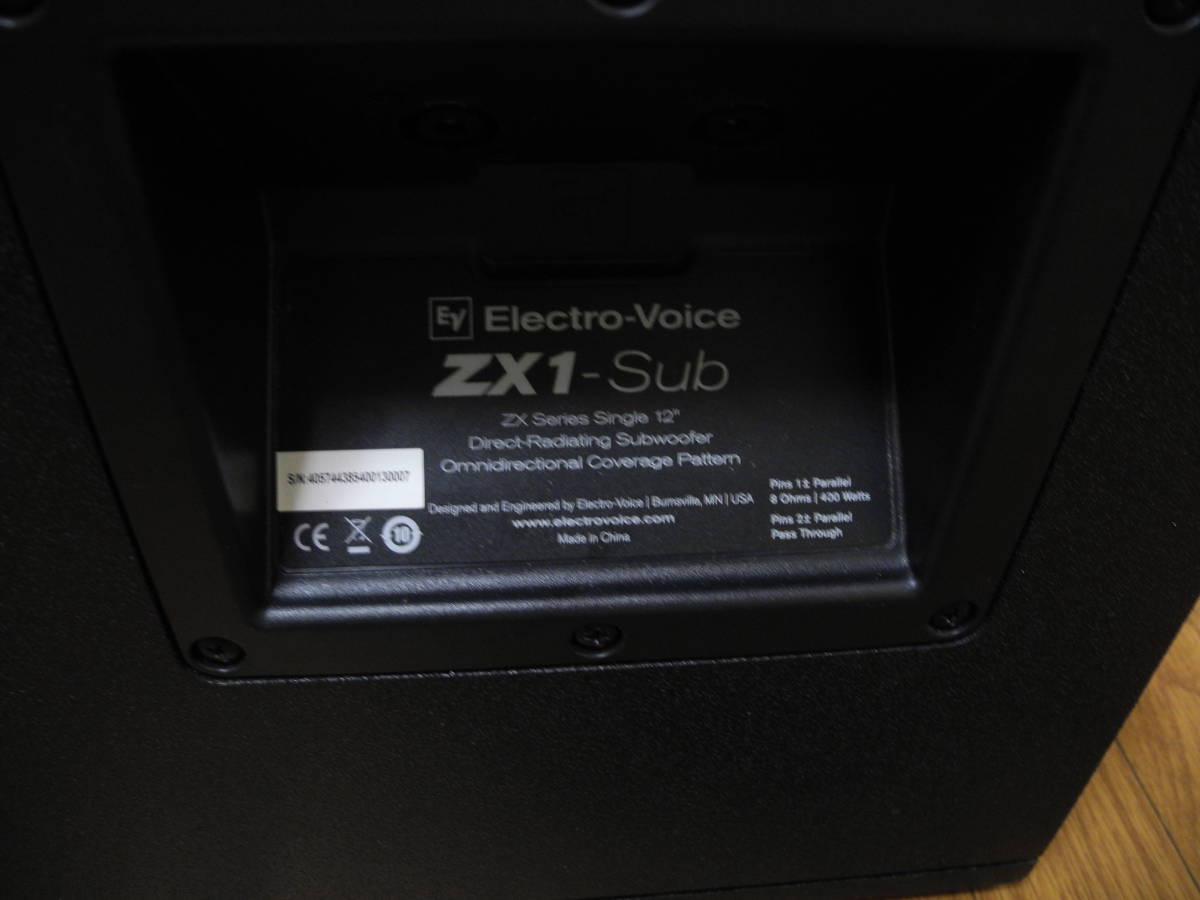 [中古] Electro-Voice ZX1-Sub スピーカー 2台セット　エレクトロボイス_画像7