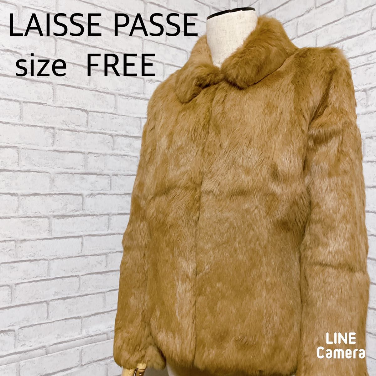 LAISSE PASSE　レッセパッセ ラビットファーコート　SIZE　FREE 毛皮コート