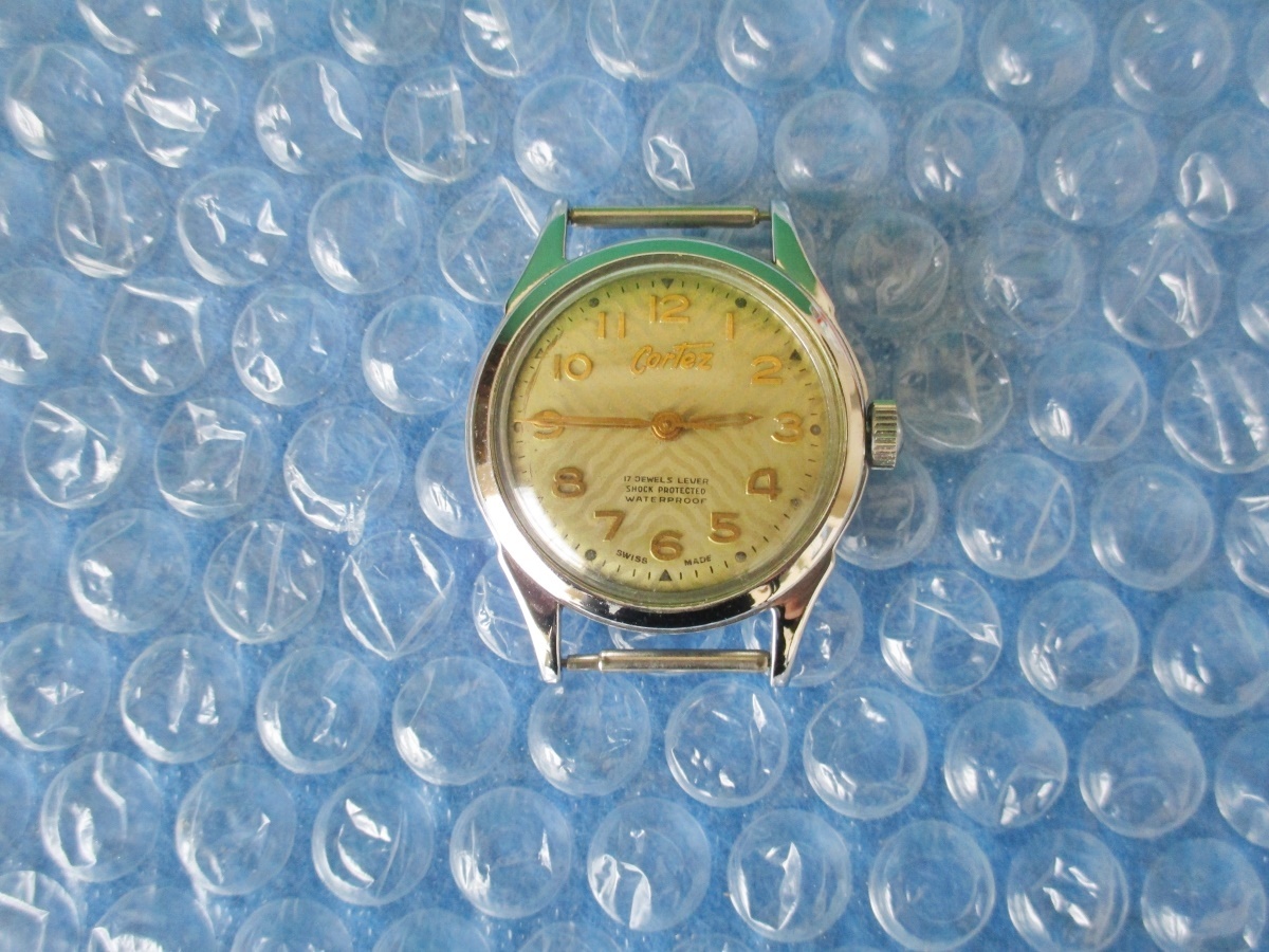 腕時計 Cortez 17石 当時物 手巻き 稀少 OH済み 昭和レトロ コレクション