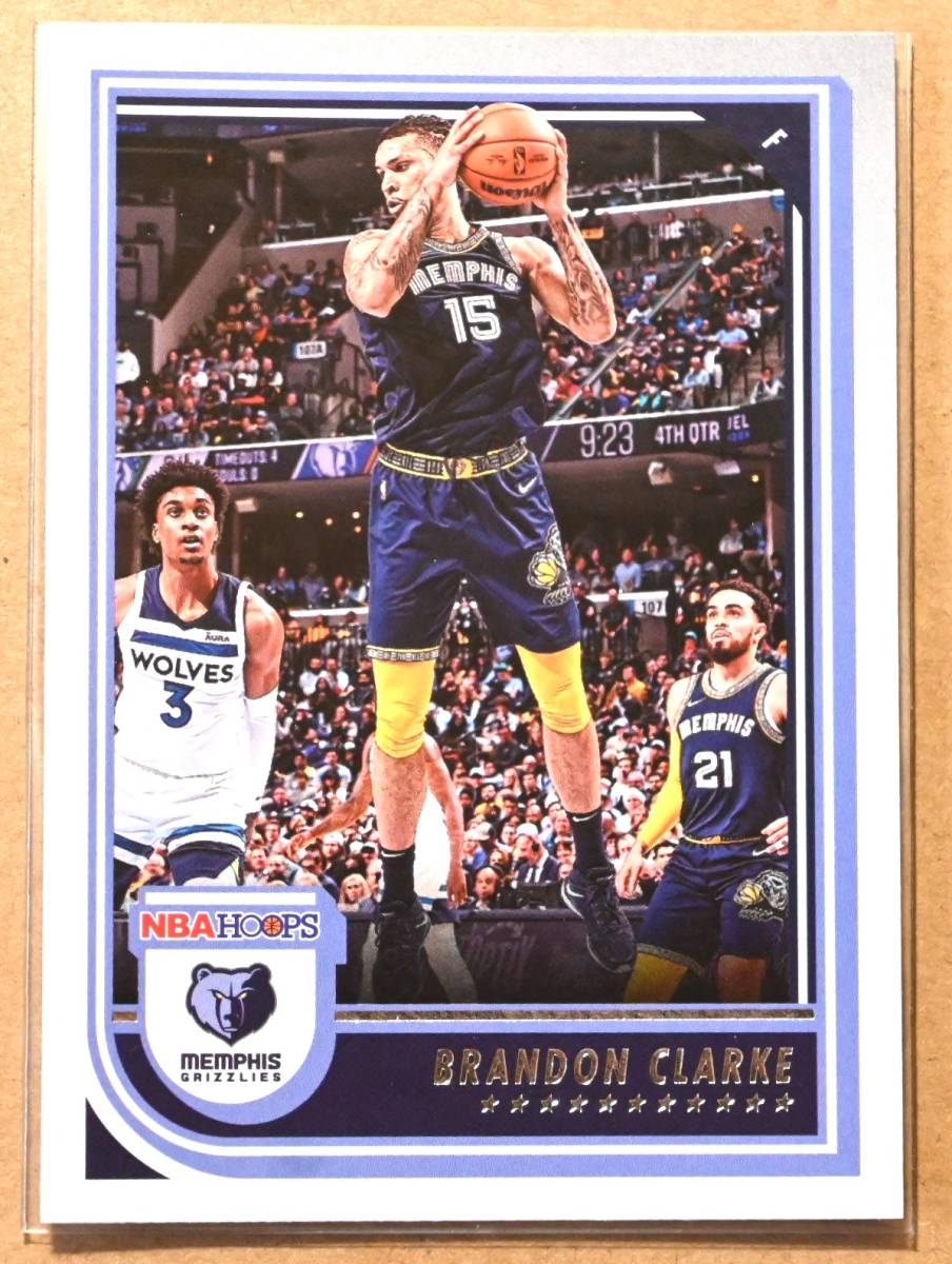 BRANDON CLARKE (ブランドン・クラーク) 2022-23 HOOPS トレーディングカード 139 【NBA,グリズリーズ,GRIZZLIES】_画像1