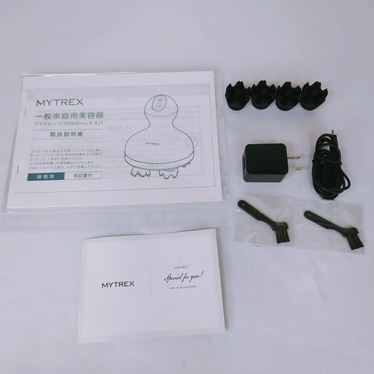 最新デザインの 【美品】MYTREX MT-EHS20B EMSヘッドスパ マイ