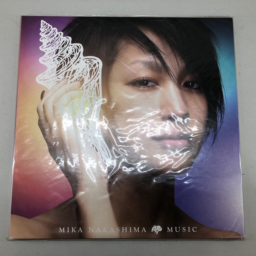 中島美嘉 レコード MUSIC AIJL-5252-3 2枚組 アナログ盤 未開封保管品 角擦り切れあり[18271_画像1