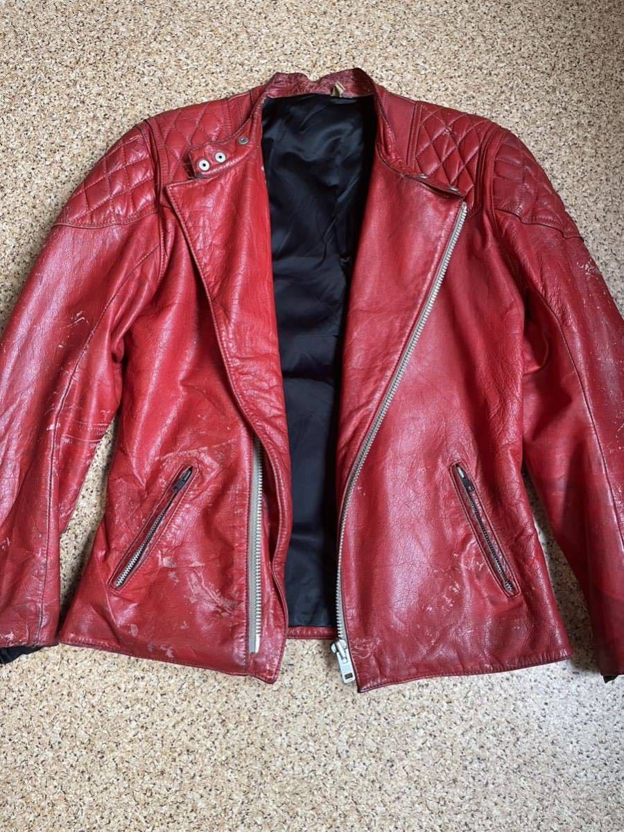 TT leather TTレザー イギリス製 UKライダース 革ジャン ロンジャン