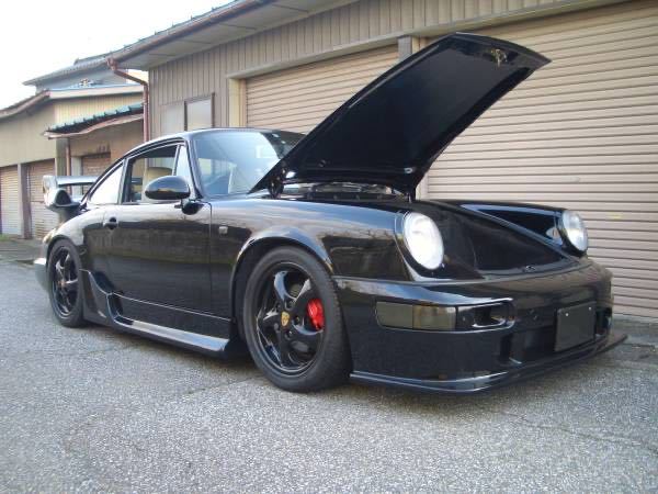 ☆ポルシェ964　エンジン不動による立上げキット!_Fフードを開ける