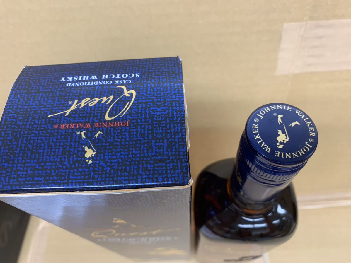 ジョニーウォーカー クエスト JOHNNIE WALKER Quest 750ml 40% スコッチウイスキー 未開栓 古酒 箱付き/f911_画像4