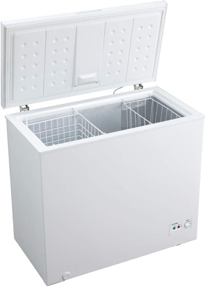 【売れてます】アイリスオーヤマ 冷凍庫 上開き 198L ノンフロン 温度調節6段階 大容量 静音 省エネ ICSD-20A-W ホワイト