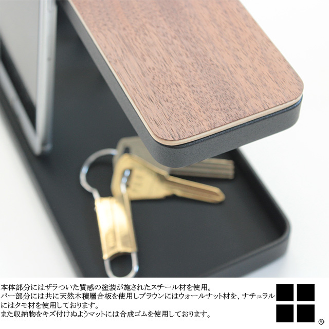 デスクバー タワー tower 02299 WH 白 02300 BK 黒 スチール製 スマホスタンド ペン立て 小物収納 卓上 モダン_画像4