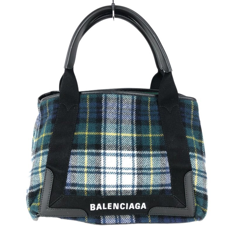 おすすめ 339933 キャンバス スモール ネイビーカバス BALENCIAGA