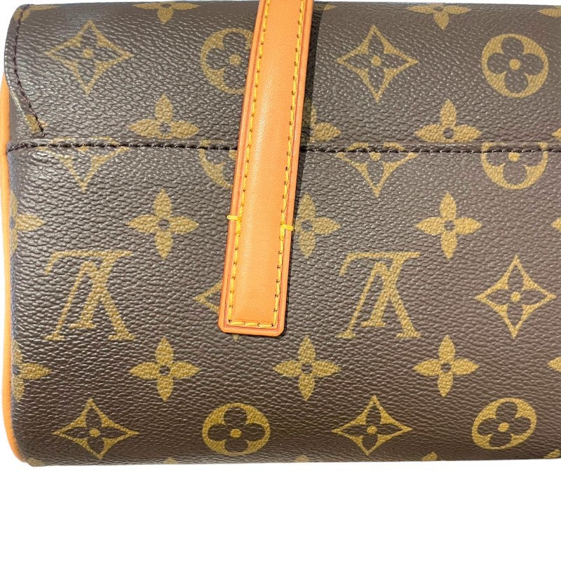 ルイ・ヴィトン LOUIS VUITTON ソナチネ M51902 モノグラム PVCコーティングキャンバス ハンドバッグ レディース 中古_画像6