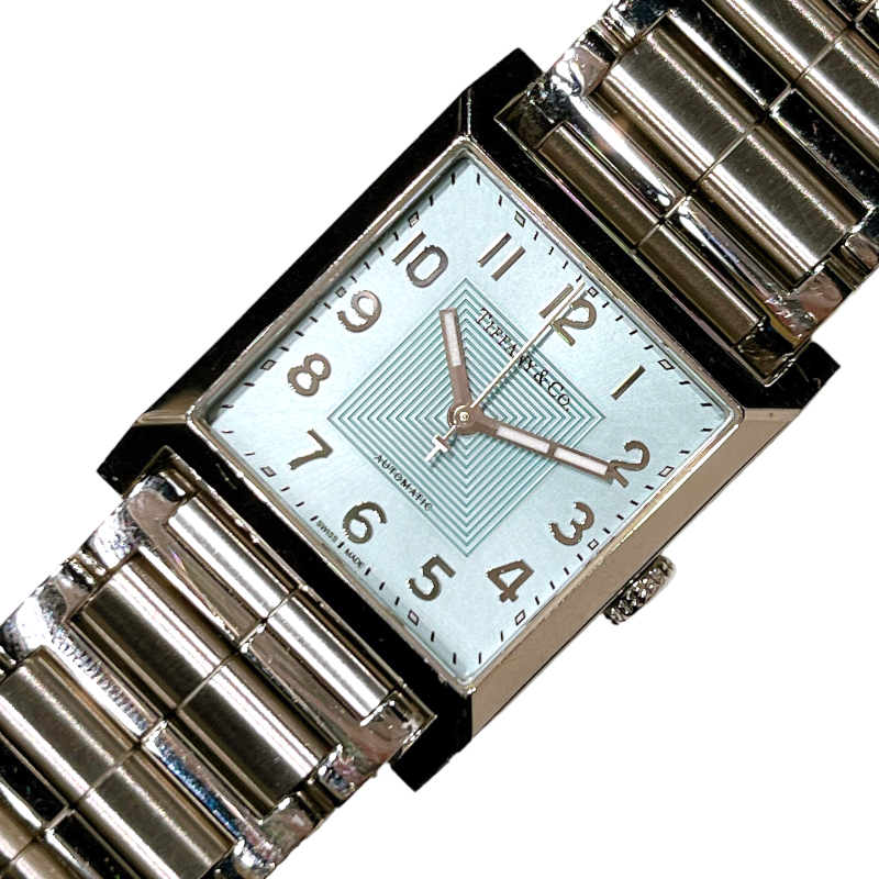 流行に ティファニー TIFFANY&CO メイカーズ ステンレススチール 腕時計 メンズ 中古 ティファニー 流行に ティファニー TIFFANY&CO メイカーズ ステンレススチール 腕時計 メンズ 中古 ティファニー