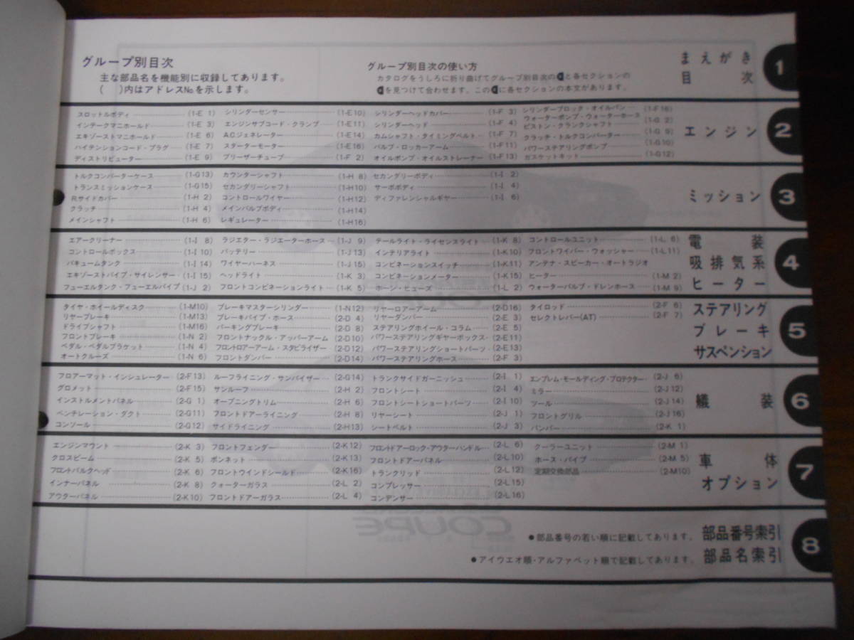 B0334 / U.S.ACCORD COUPE CB6 CB7 список запасных частей 3 версия эпоха Heisei 4 год 1 месяц выпуск US Accord купе 