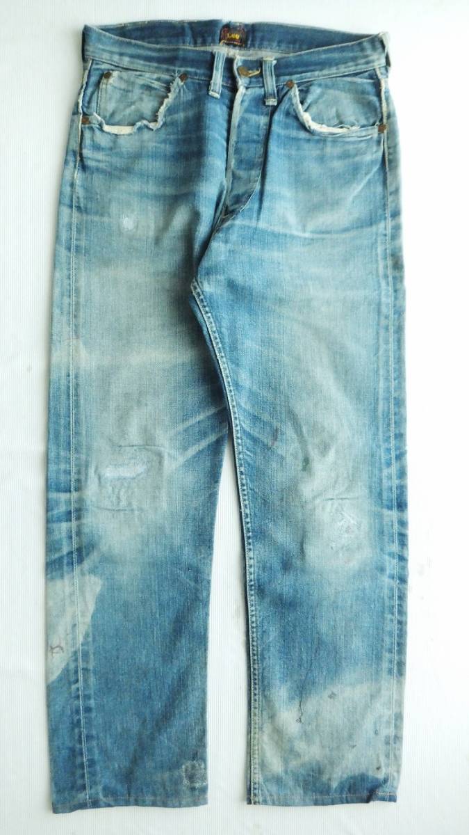  Lee Lee 101B 50\'s Vintage Denim jeans Lee RIDERS original vintage Vintage 50 period 