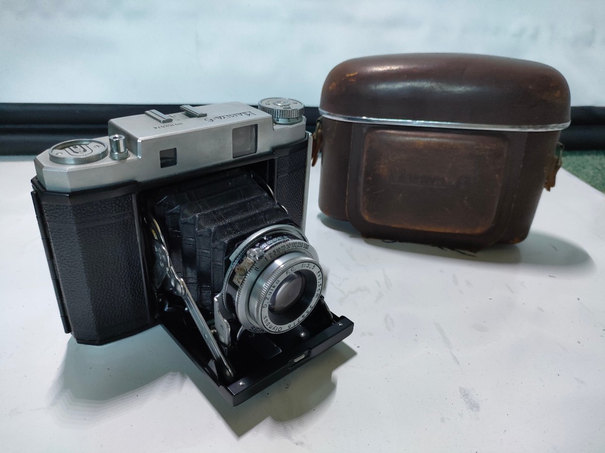管6(希少レトロ、現状、即発送)マミヤ 6 Mamiya 6 蛇腹カメラ 75mmF3.5-