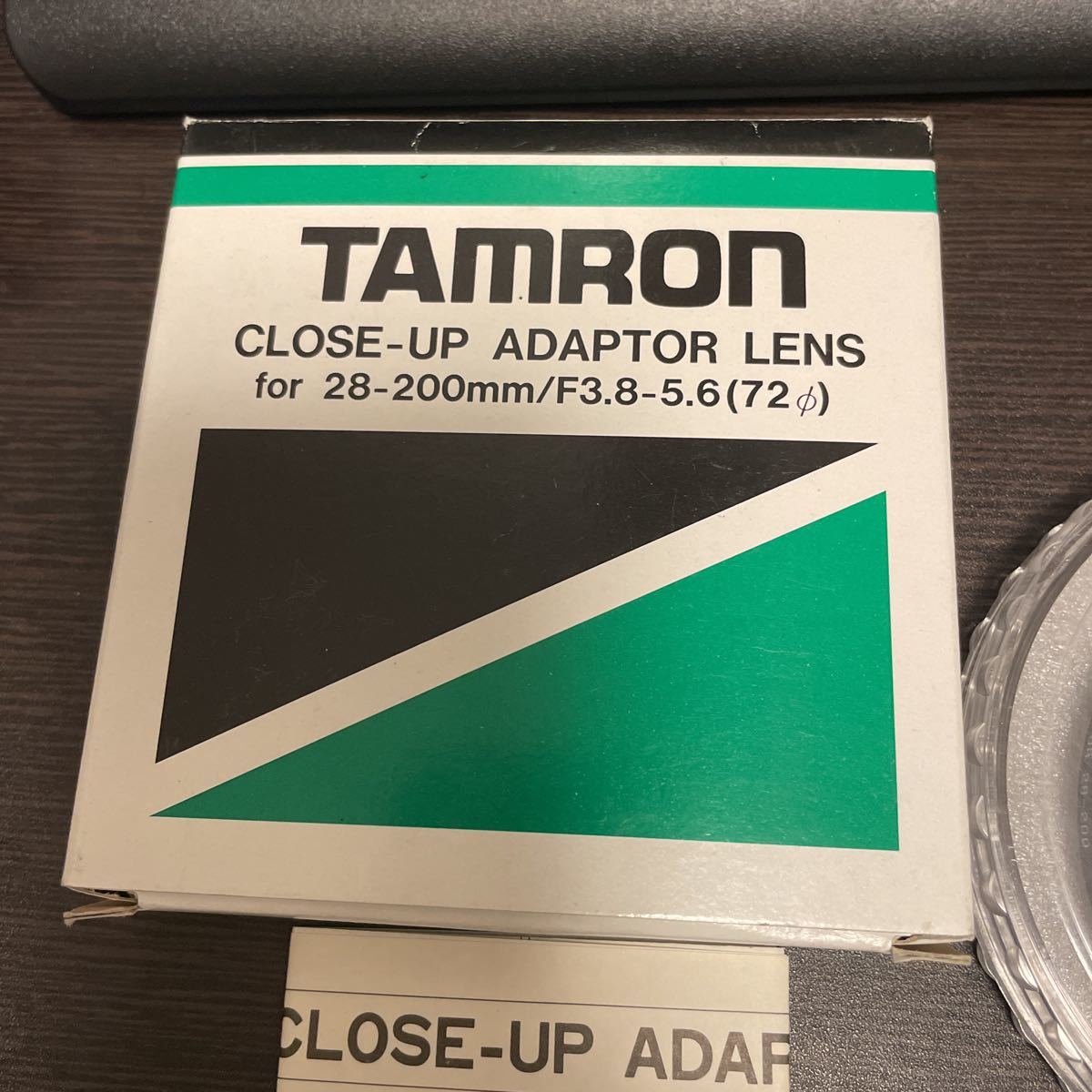 【新品未使用・送料無料】Tamron タムロン CLOSE-UP ADAPTOR LENS FOR 28-200 A9FB 72mm クローズアップレンズ_画像2