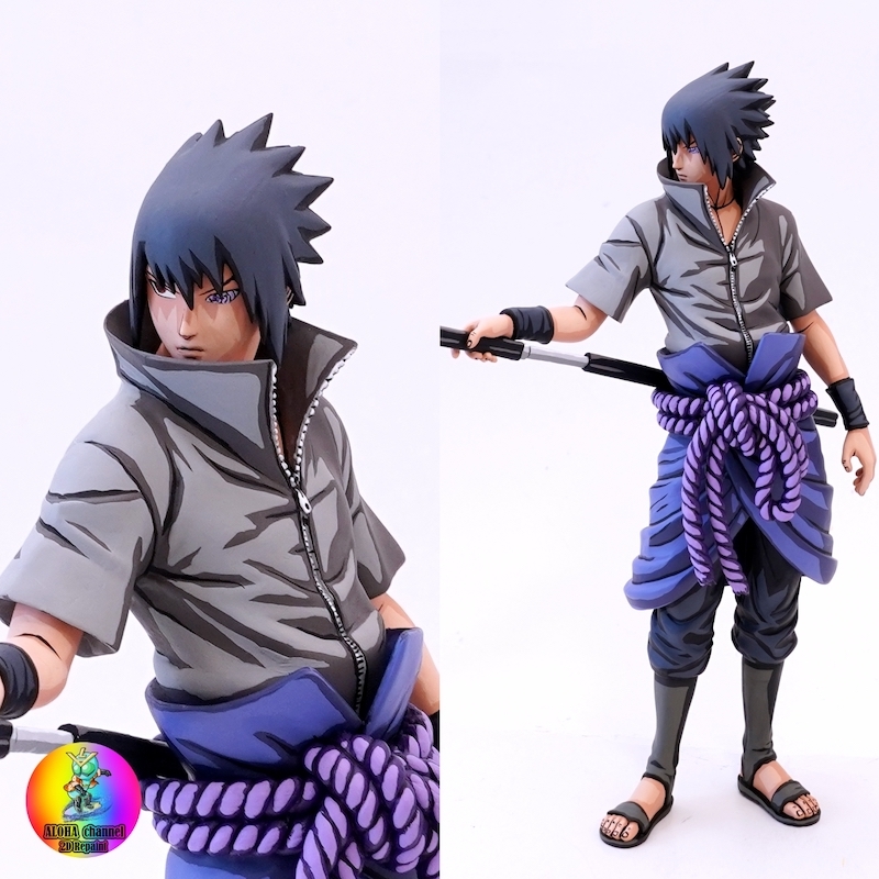 NARUTO うちはサスケ 万華鏡写輪眼&輪廻眼 フィギュア フルリペイント