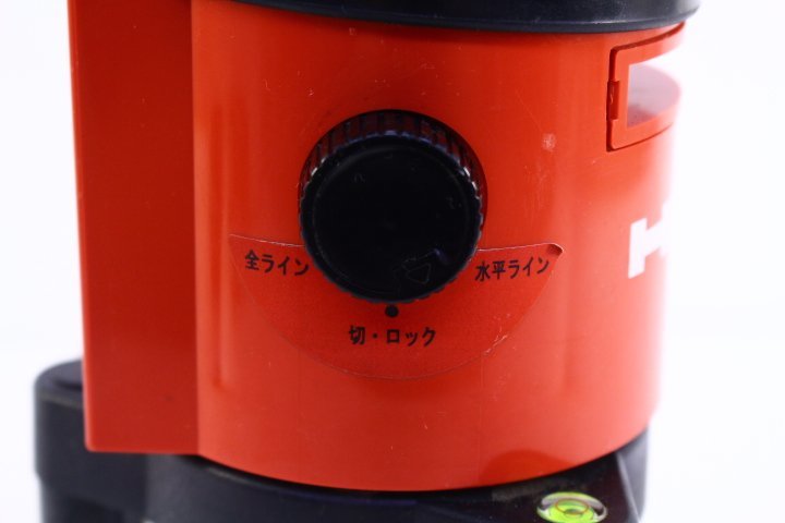 ●HILTI ヒルティ PV31 レーザー墨出し器 水平 垂直 計測 測定 測量 工具 ケース付き【10878091】_画像6