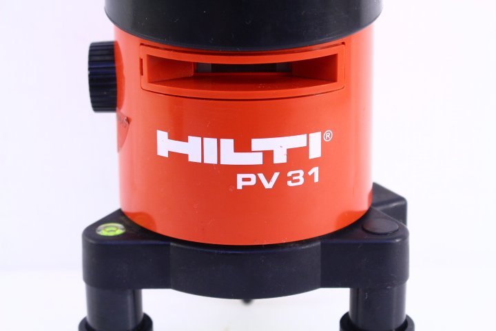 ●HILTI ヒルティ PV31 レーザー墨出し器 水平 垂直 計測 測定 測量 工具 ケース付き【10878091】_画像9
