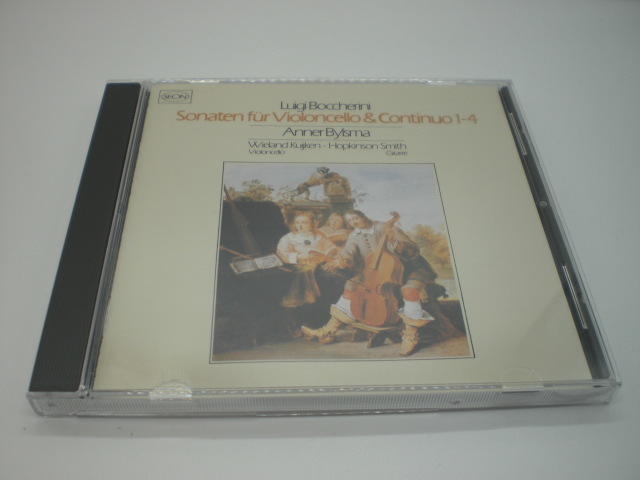 1CD　ボッケリーニ：チェロと通奏低音のためのソナタG.6・13・4・17　ビルスマ（チェロ）クイケン（チェンバロ）1981年　国内盤　15前_画像1