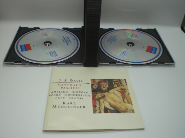 3CD バッハ：マタイ受難曲 カール・ミュンヒンガー/シュトゥットガルト室内管弦楽団 1965年 USA盤 3奥の画像3