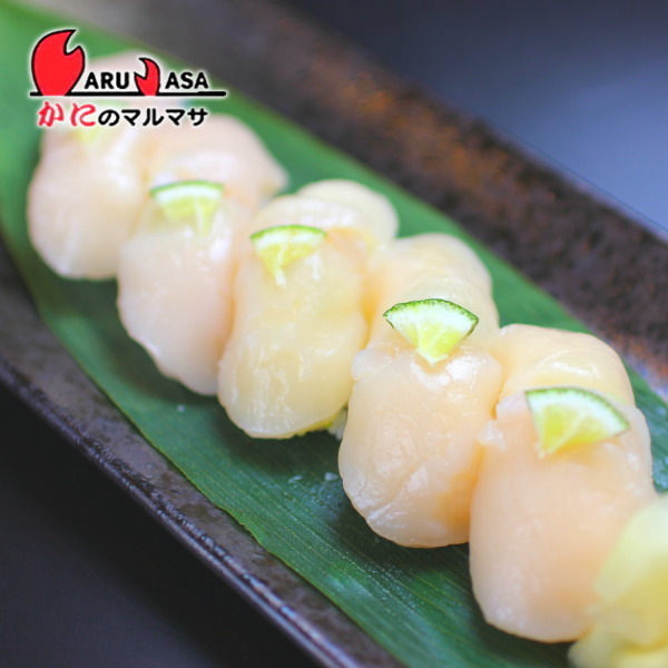 【かにのマルマサ】北海道産 活ホタテ貝 3キロ詰 よつ葉バター2個セット_画像2
