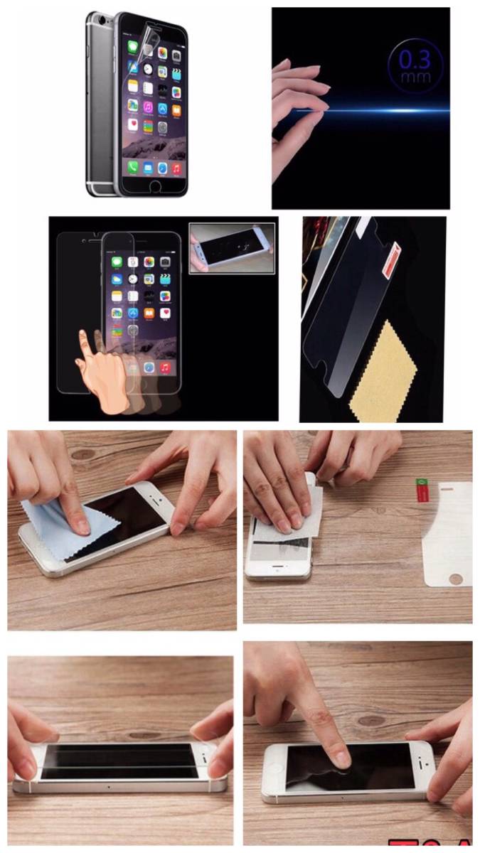 iPhone7 iPhone8 SE第二世代 手帳型ケース スマホケース レザー 革 レザーケース 液晶フィルム カード入れ 収納 ストラップ ブラウンの画像4
