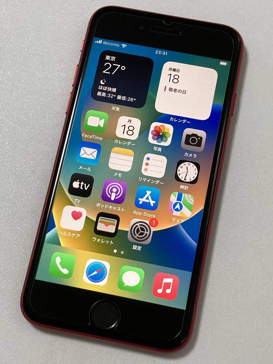 大人気 2 アイフォンSE シムフリー Red Product 64GB iPhoneSE2 SIM