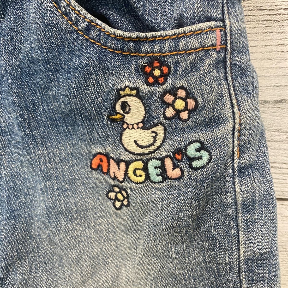 エンジェルブルー ANGEL BLUE デニムショートパンツ かわいい