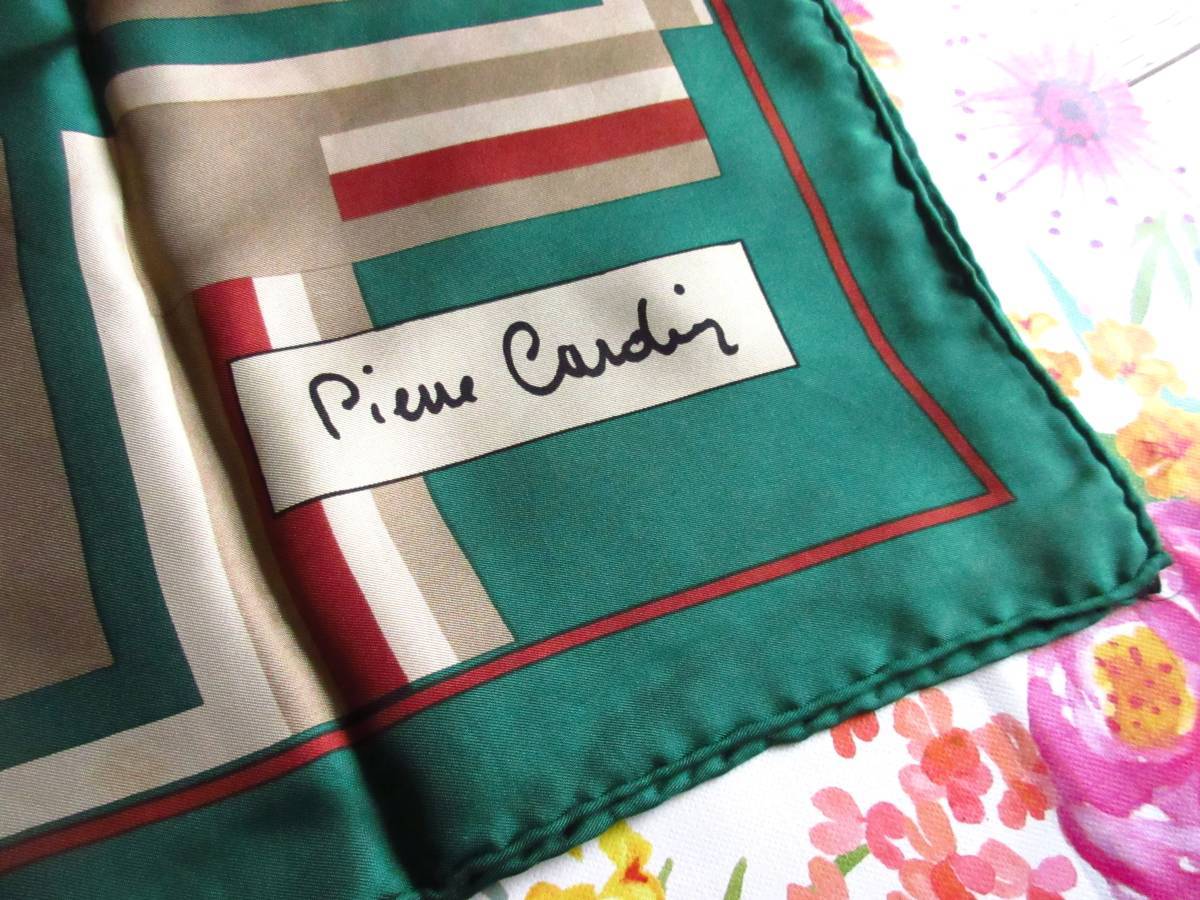  Pierre Cardin scarf unused neka chief extra 2 pieces set / brand cheap metropolitan area famous te part buy goods 2,500 jpy uniformity sale 