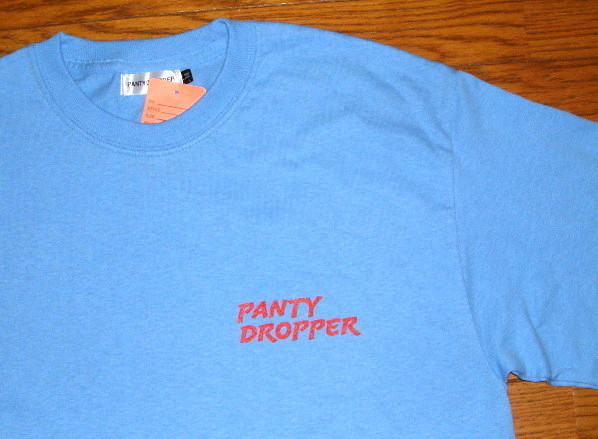 新品 PANTY DROPPER パンティードロッパー ヘビーコットン生地 長袖 Tシャツ (Mサイズ/青) ロンT バイカー ホットロッド チョッパー VISE_画像4