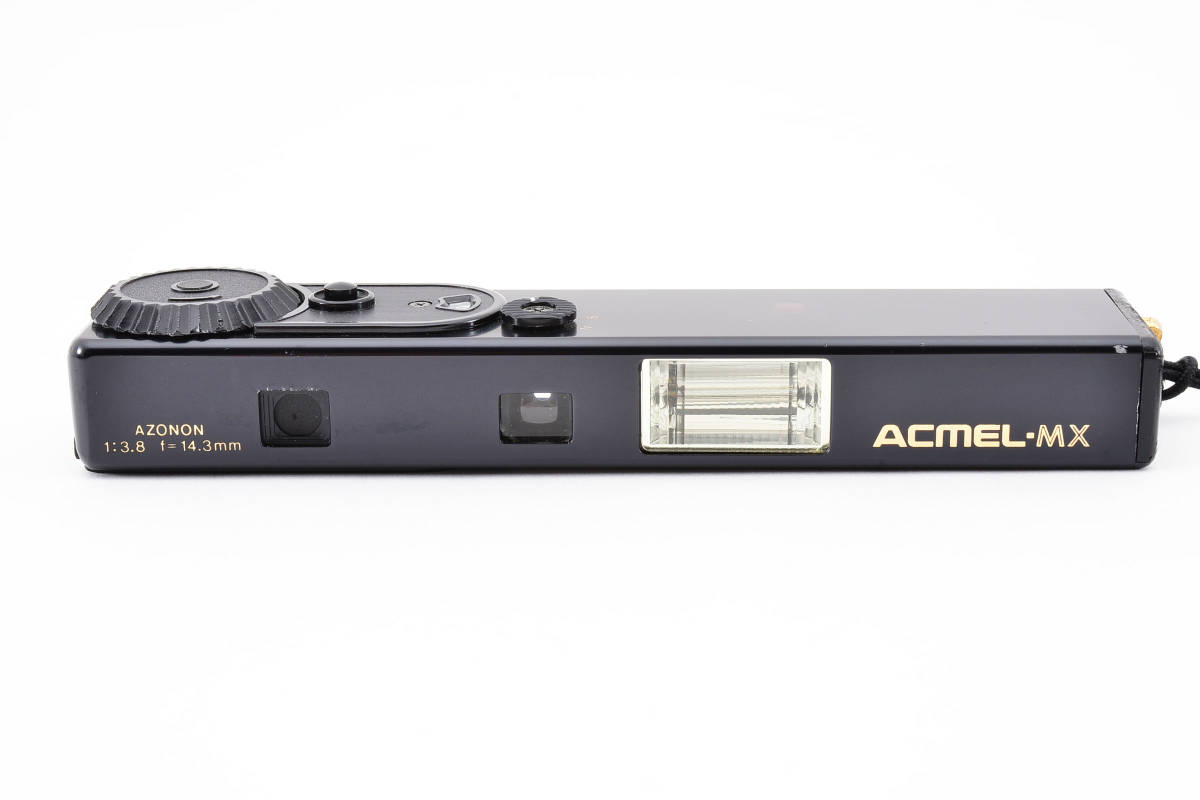 【珍品　小型カメラ】　AZONON アゾノン ACMEL MX アクメル ブラック 14.3mm F3.8レンズ搭載　同梱可能　＃8056円_画像2