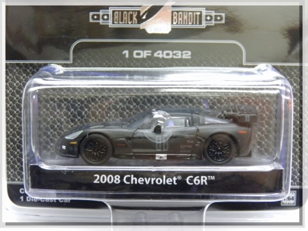 絶版レア グリーンライト greenlight 1/64 Black Bandit - Series 4 2008 Chevrolet C6.R シボレー コルベットC6.R Corvette_画像1