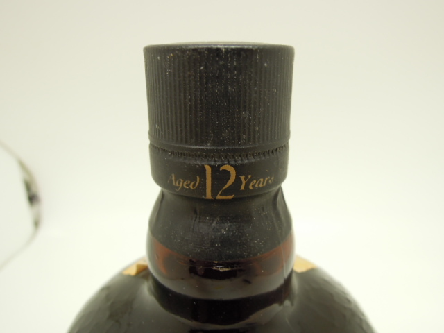 O690 ★ Grand Old Parr グランド オールドパー 12年 DE LUXE デラックス スコッチウィスキー 1000ml 43% 古酒★ 未開栓 長期保管_画像8