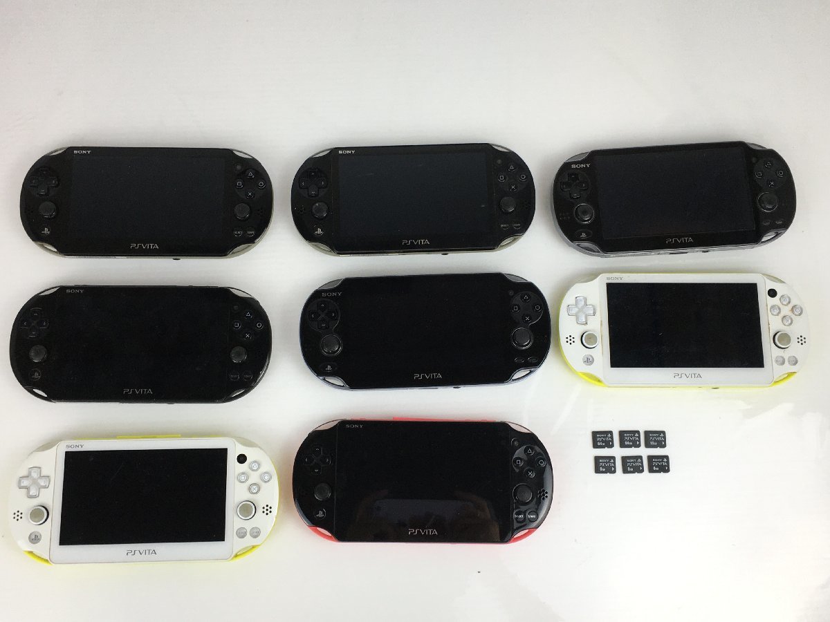 Yahoo!オークション - 【ジャンク品】PSVITA 本体 8台/メモリーカード 6...