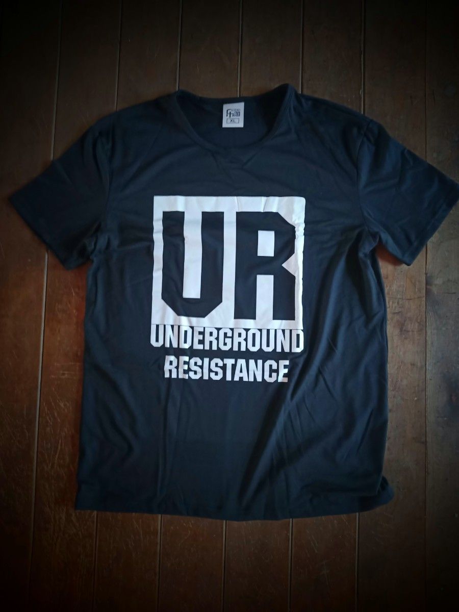 Underground Resistance ロゴTシャツ　ブラックXL