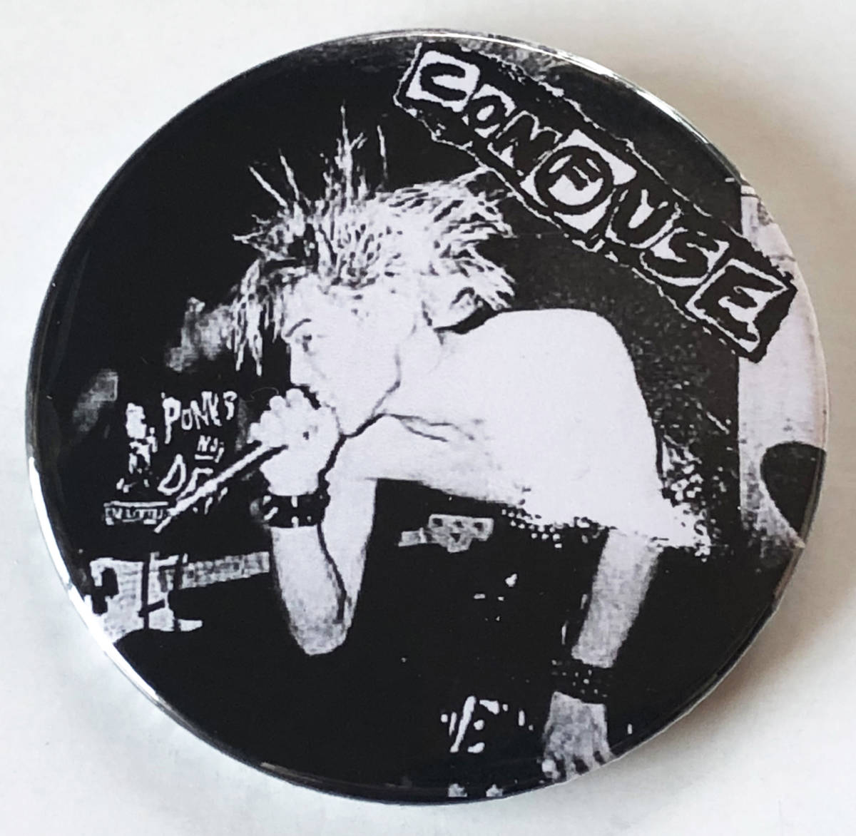 CONFUSE - Live Photo 缶バッジ 25mm #九州 #punk #80's cult killer punk rock #custom buttons_画像1