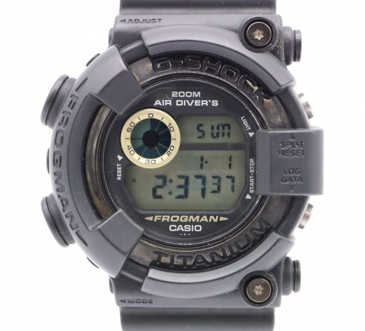 【ト滝】☆電池交換済み☆ G-SHOCK Gショック DW-8200 FROGMAN フロッグマン カシオ CASIO ブラック 腕時計 AS441DEM03