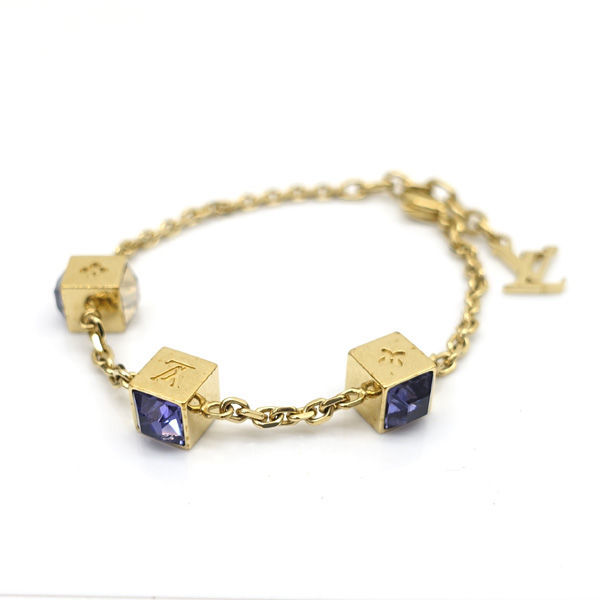 Shop Louis Vuitton 2022 SS Monogram chain bracelet (M00308, M00309