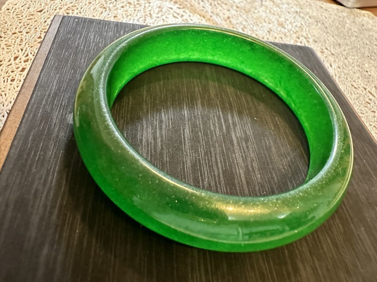 G-234.. браслет изысканный зеленый амулет счастливый случай рука колесо внутренний диаметр 60mm