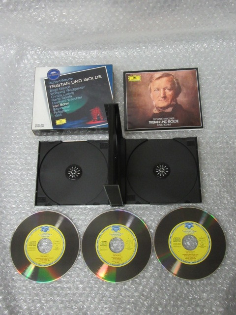 CD/3枚組/Richard Wagner リヒャルト・ワーグナー/KARL BOHM カール・ベーム/TRISTAN UND ISOLDE トリスタンとイゾルデの画像1
