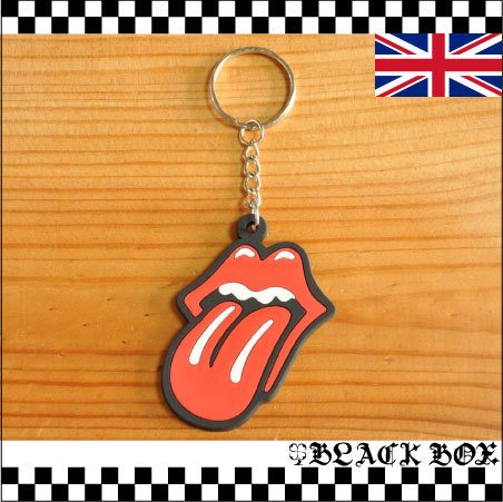 英国 インポート ラバー キーホルダー キーリング The Rolling Stones ローリングストーンズ ROCK ロック イギリス UK GB イングランド 036_画像1