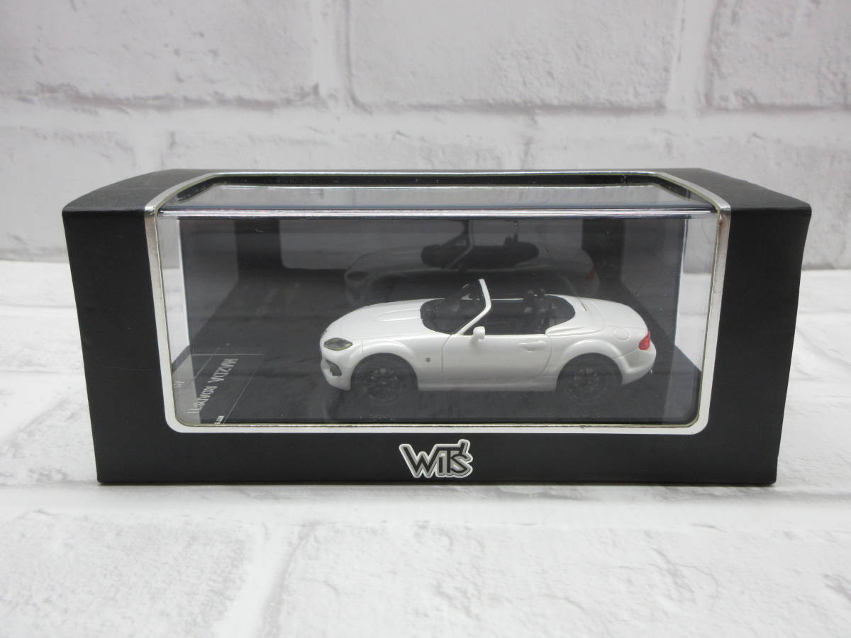 ミニカー　1/43　ウィッツ　WiT's　マツダ　ロードスター　RS　NC　クリスタルホワイトパール　モデルカー