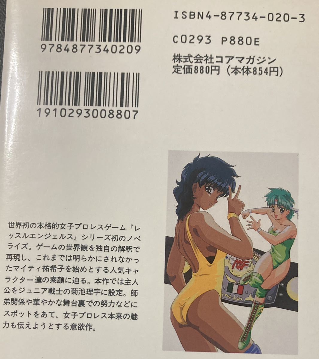 『レッスルエンジェルス』▼ 女子プロレスノベル 松永直己 梅木うめ吉 小説_画像2