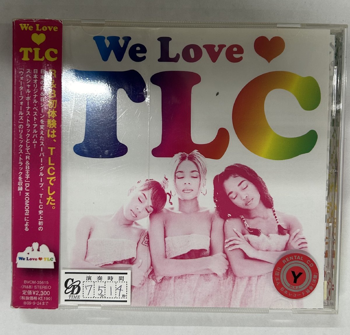 【送料無料】cd47586◆TLC/We Love TLC（アルバム）/中古品【CD】_画像1