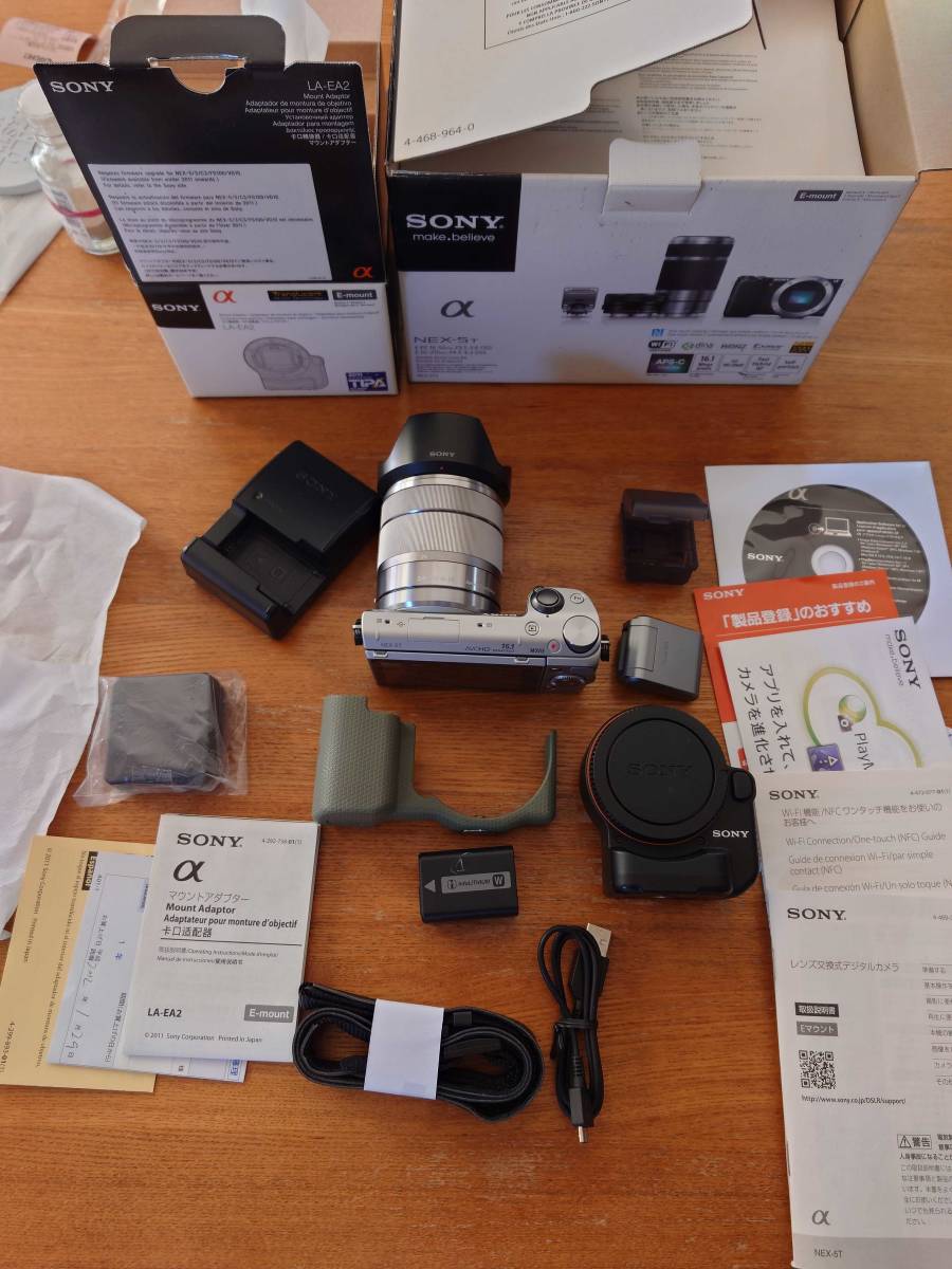 ホットセール 【比較的美品】使用回数少正常動作品 SONY NEX-5T+ E 18