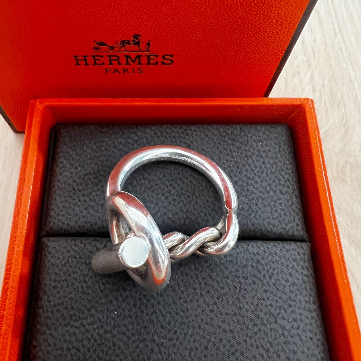 HERMES エルメス　クロワゼット　リング　指輪　シルバー silver 925