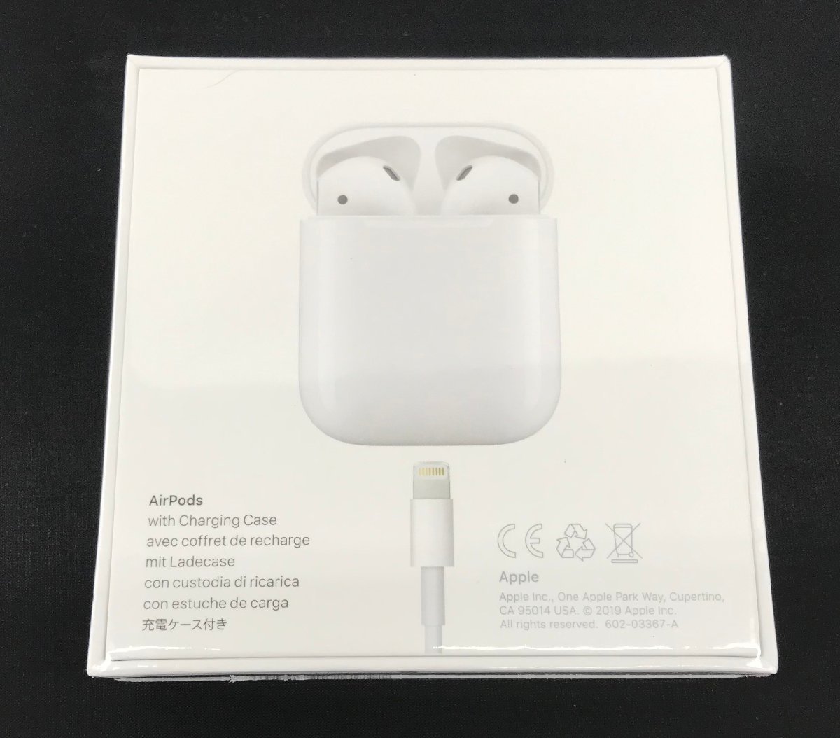 Air Pods 第1世代 APPLE MV7N2J A WHITE - ヘッドフォン