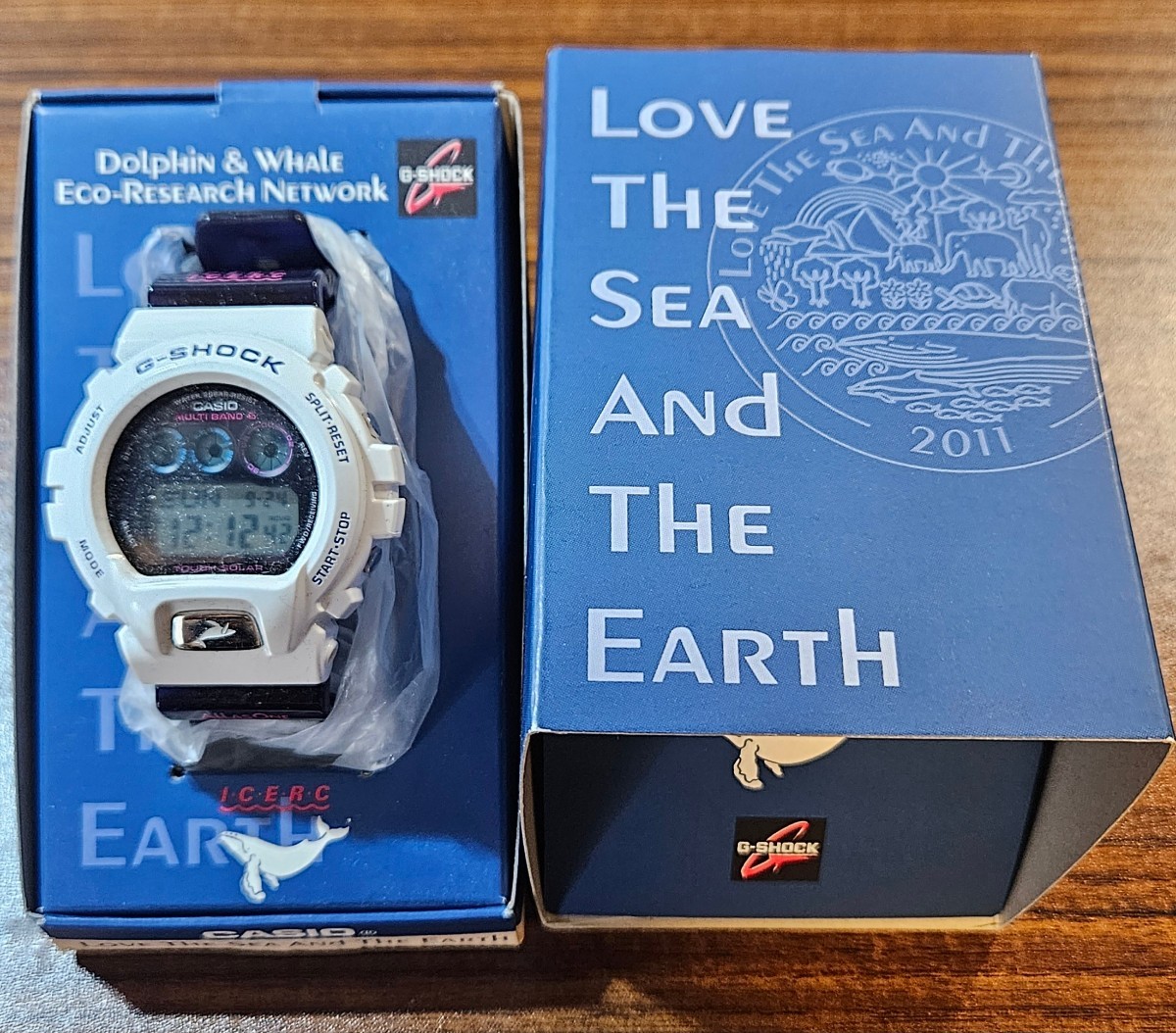 人気ショップ G-SHOCK Love GW-6900K-7JR イルカ・クジラモデル Earth